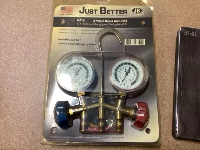 Charging Manifold, 5' Hose Set, R22, R-410A, R404A