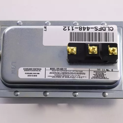 Cleveland Controls DFS-448-112 Air Flow Switch, SPDT, 120-277Vac