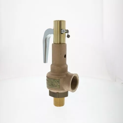 Conbraco Industries 19-KFEA-125 1" Male NPT x 1-1/4" Female NPT 125 PSI Section I Steam Pressure Relief Valve