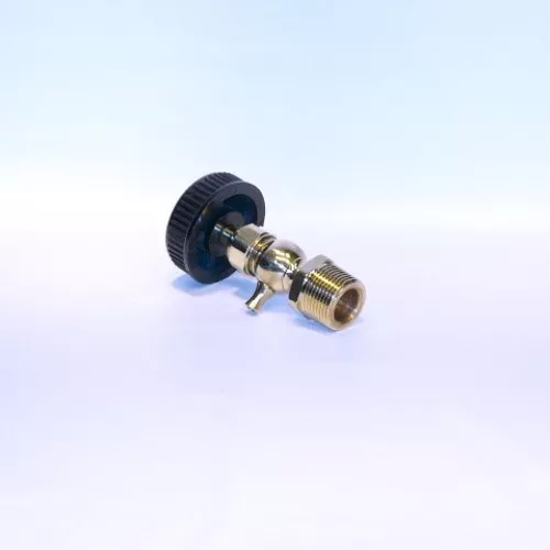 Conbraco Industries 26-308-28 3/4" Male NPT Polished Brass Compression Gauge Cock