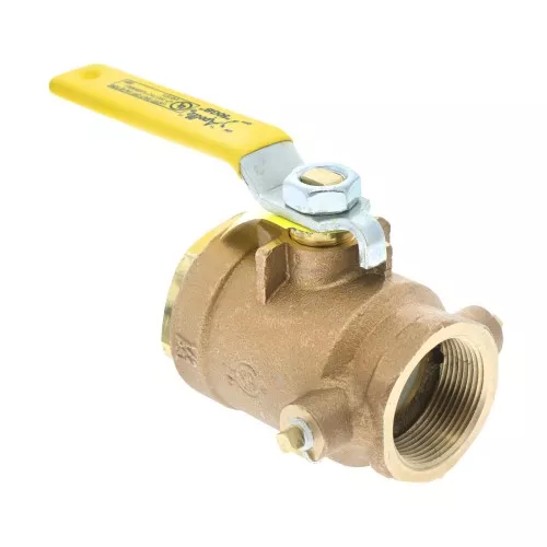 Conbraco Industries 50-GB7-01A 1-1/2" Bronze Gas Shutoff Ball Valve, Tee Handle