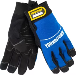 Cully 67569 Pro-Grip Mechanics Plus Glove, Blue, Large