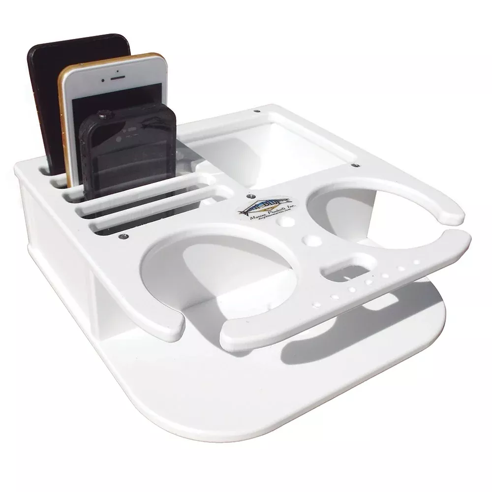 Deep Blue Marine Phone/Double Drink Holder [BH-2CELL]
