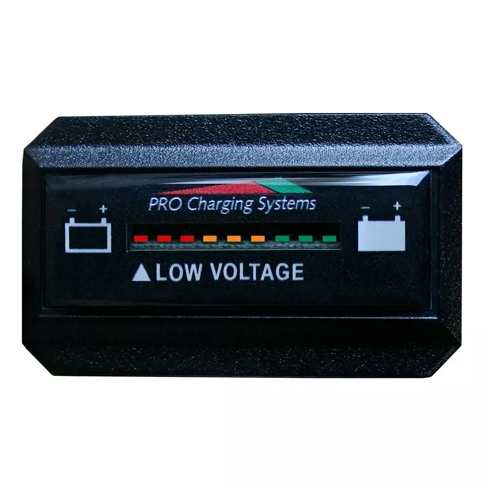 Dual Pro Battery Fuel Gauge - DeltaView Link Compatible - Rectangle -