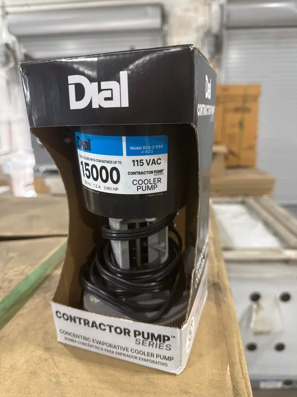 Evaporator Cooler Pump, 115/60/1, 8500-15000 CFM