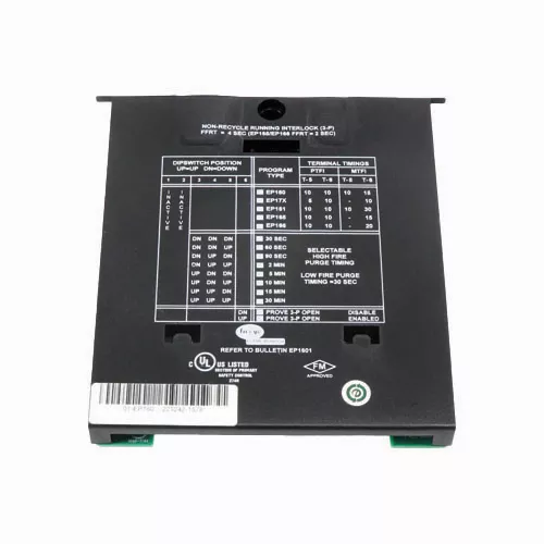 Fireye EP160 Program Module 30 Sec Purge 10/15 Sec TFI Non-Recycle Burner Control