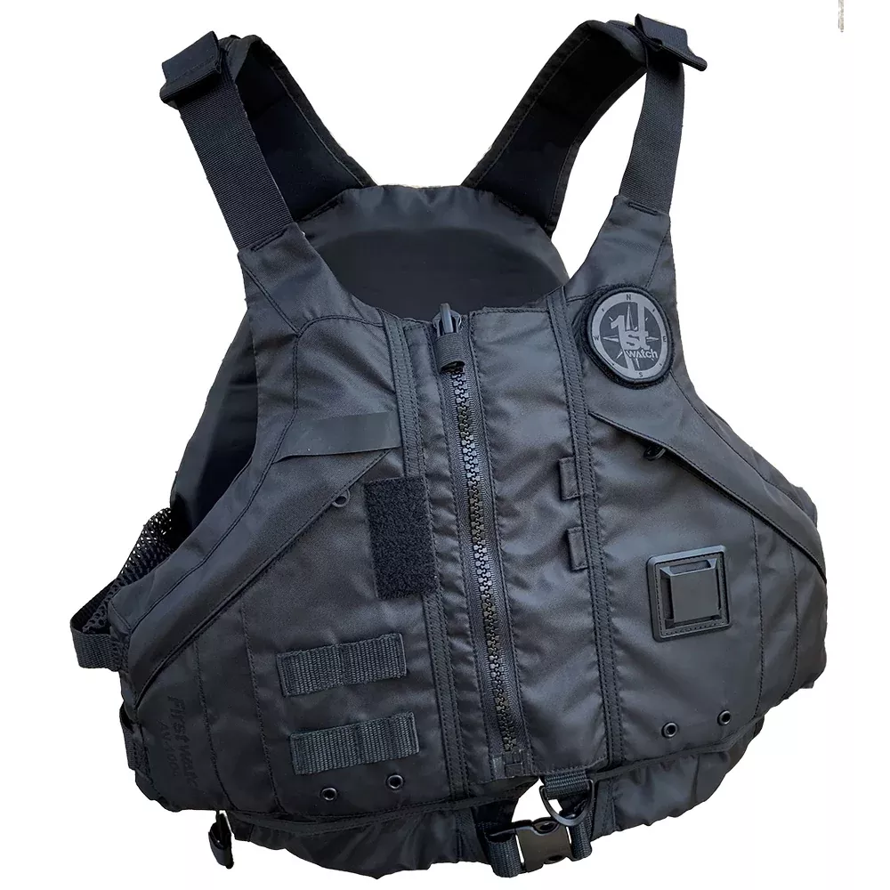 First Watch AV-1000 Kayak Style Duty PFD - Black - M/L [AV-1000-BK-M/L
