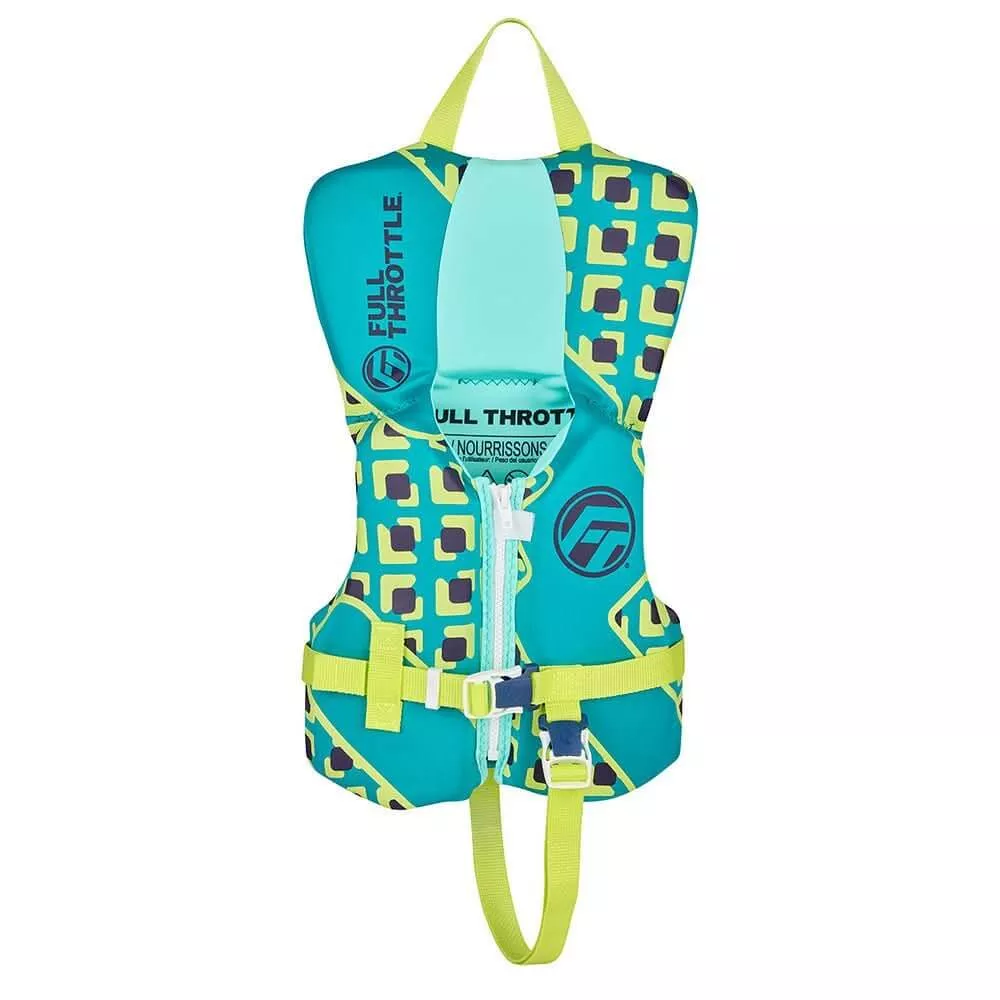 Full Throttle Infant Rapid Dry Life Jacket - Aqua [142100-505-000-26]