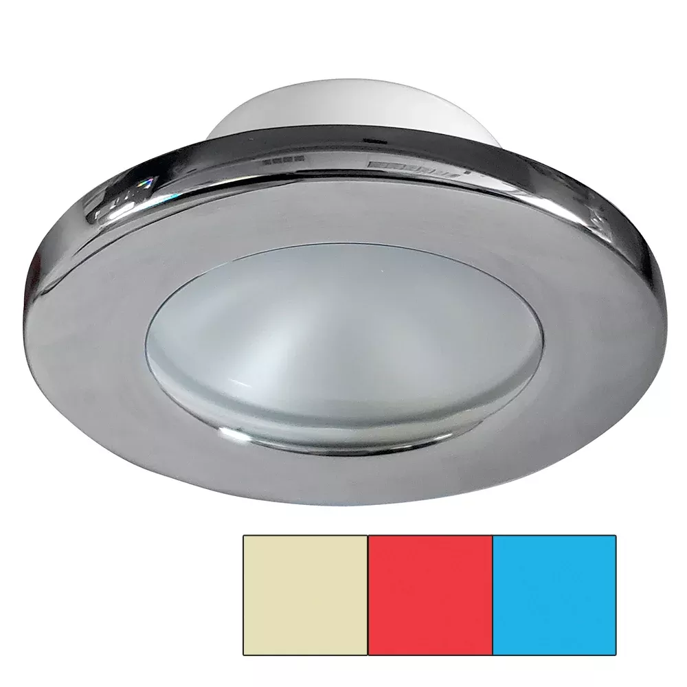 i2Systems Apeiron A3120 Screw Mount Light - Red, Warm White Blue - Chr