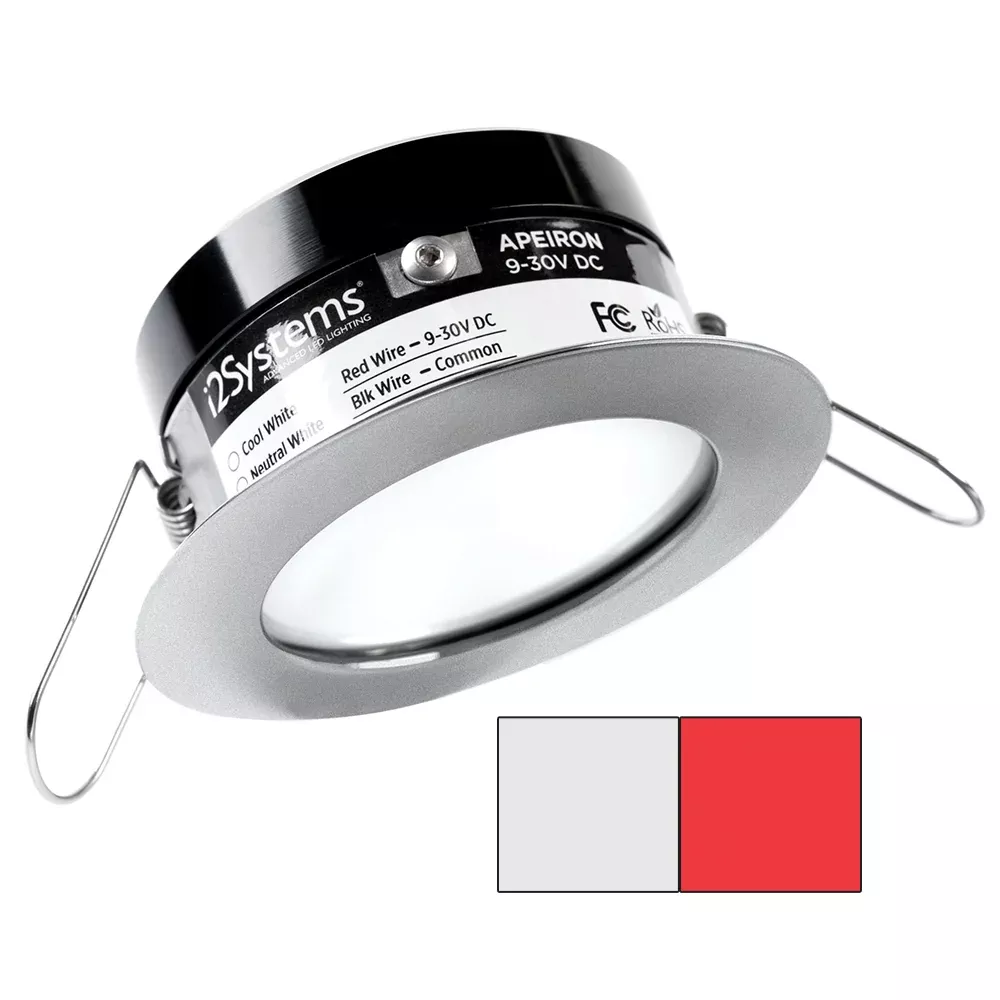 i2Systems Apeiron PRO A503 - 3W Spring Mount Light - Round - Cool Whit