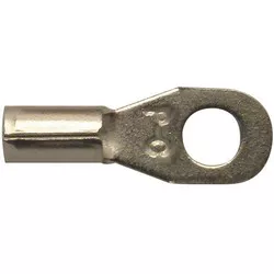 Ilsco 44123-B20 ILSCON Ring Terminal, Conductor Range 10-12, 1/4in Bolt Size, Non-Insulated, Yellow Color Code, Pack of 20
