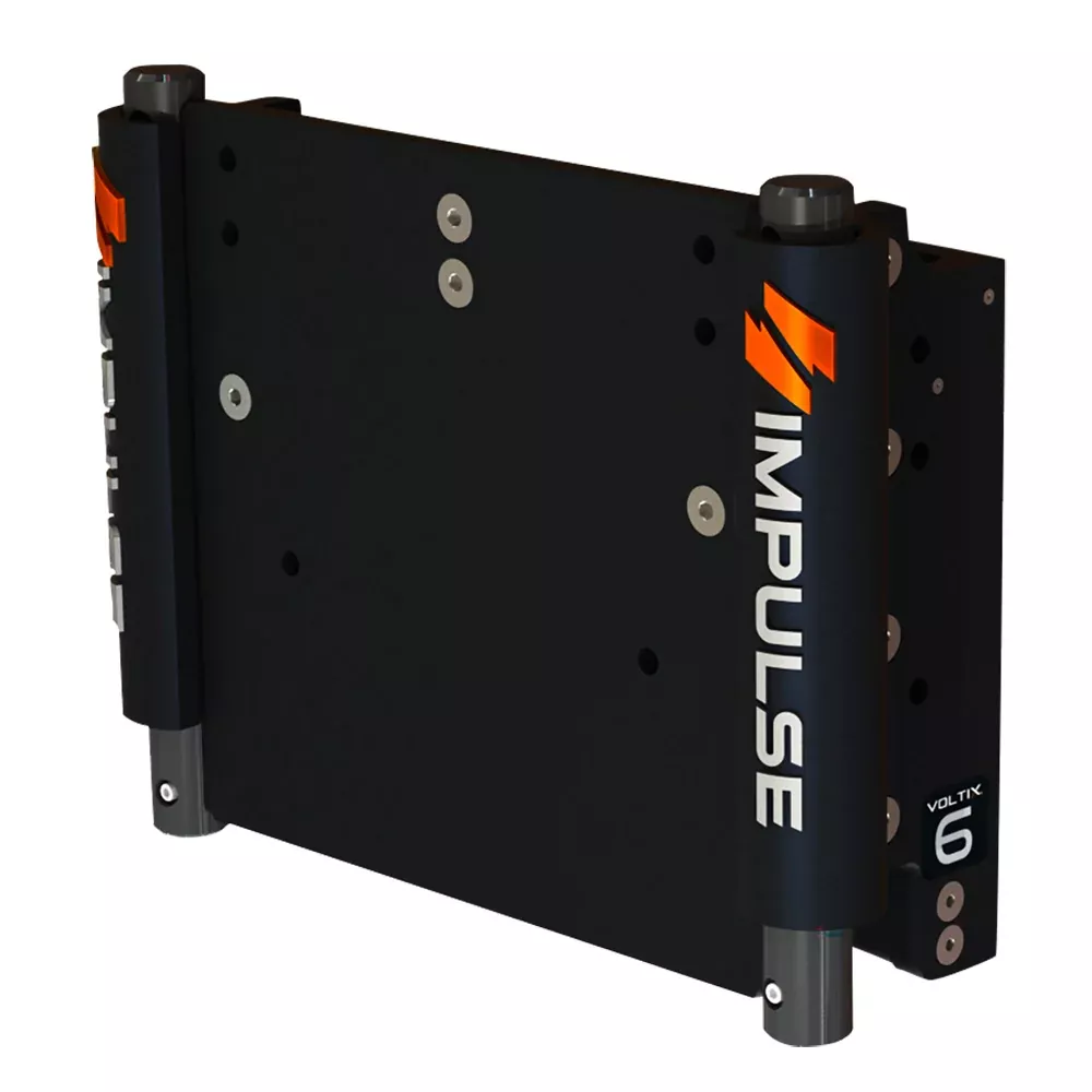 IMPULSE XL 6" Set Back Electric Jack Plate w/Standard Control - Black
