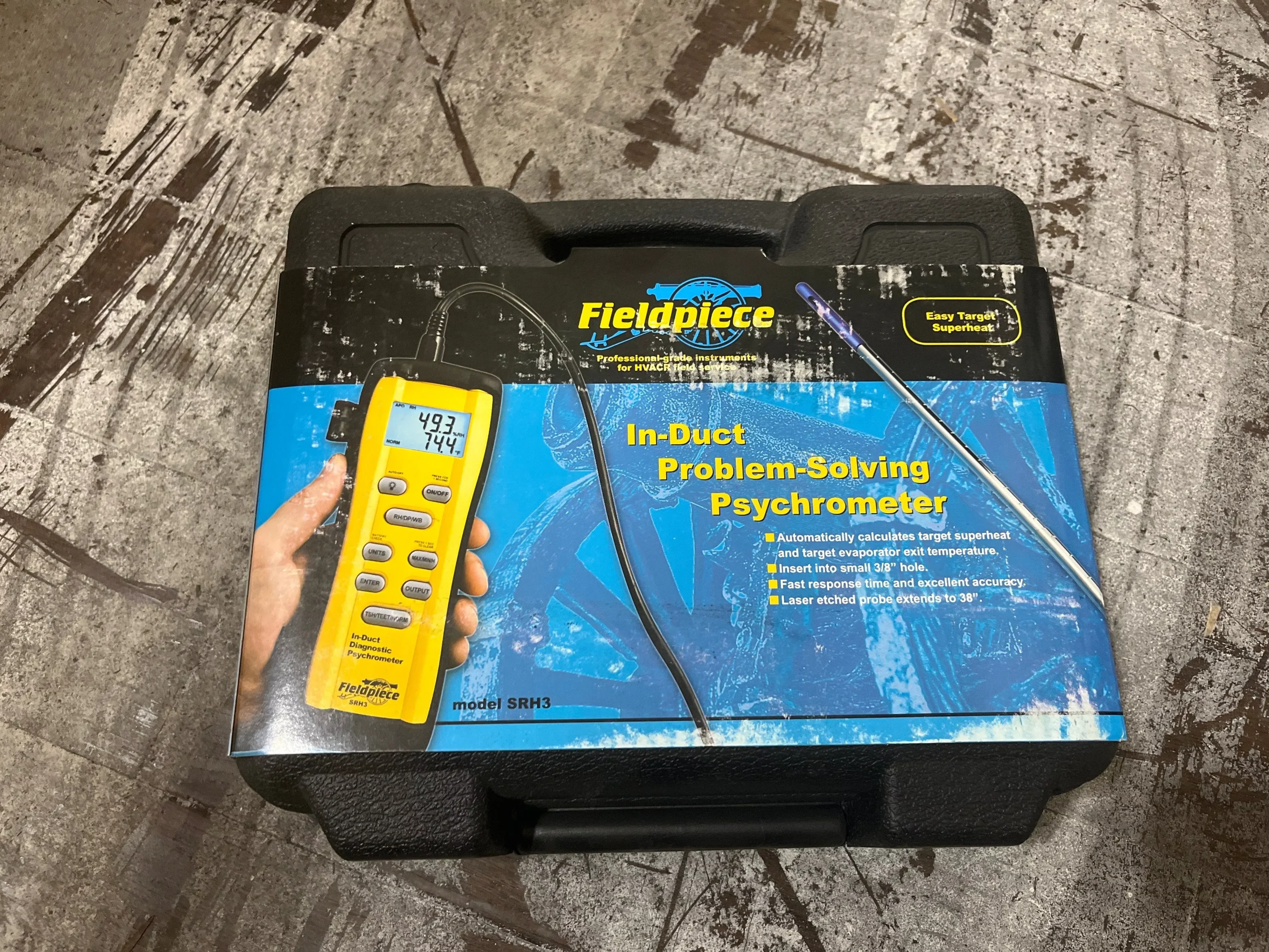 In-Duct Diagnostic Psychrometer Telescopic Probe