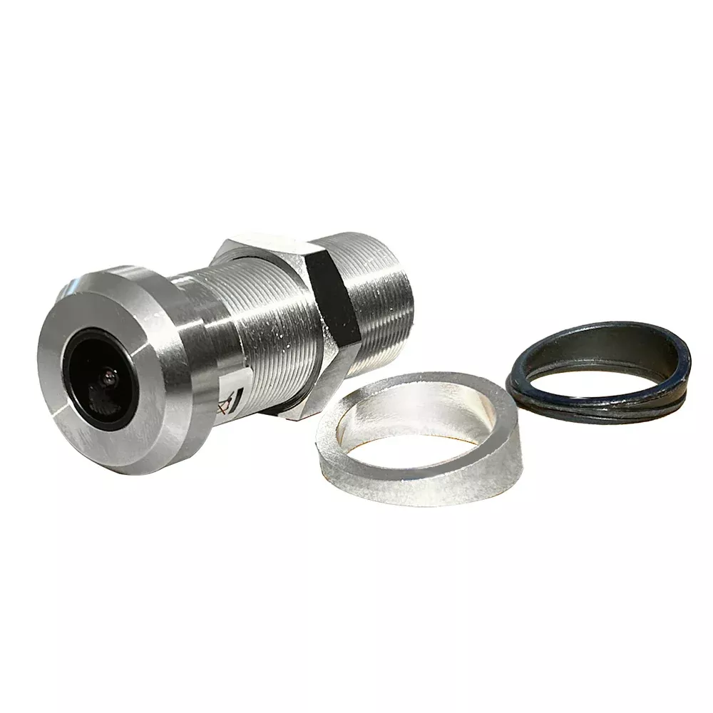Iris Mini Flush Mount Hi-Resolution Through-Hull Camera - CVBS, TVI, C