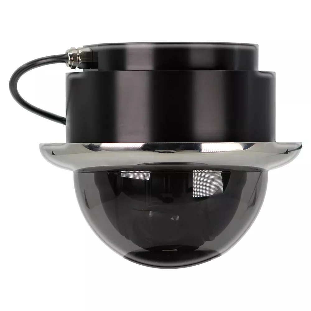 Iris Miniature Marine PTZ Dome Camera - Stainless Bezel - Hi-Resolutio