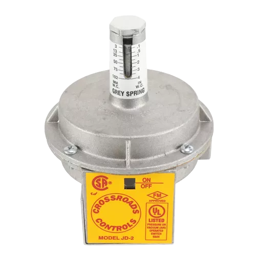 A.J. Antunes JD-2-GREY .1-4"wc SPDT 1/8" NPT Auto Reset Air Differential, Vacuum & Pressure Switch