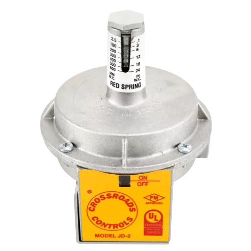 A.J. Antunes JD-2-RED .1–24"wc SPDT 1/8" NPT Auto Reset Pressure Switch