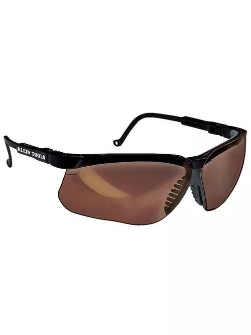 Klein Tools 60047 Black Frame SCT Gray Lens Wraparound Standard Protective Eyewear
