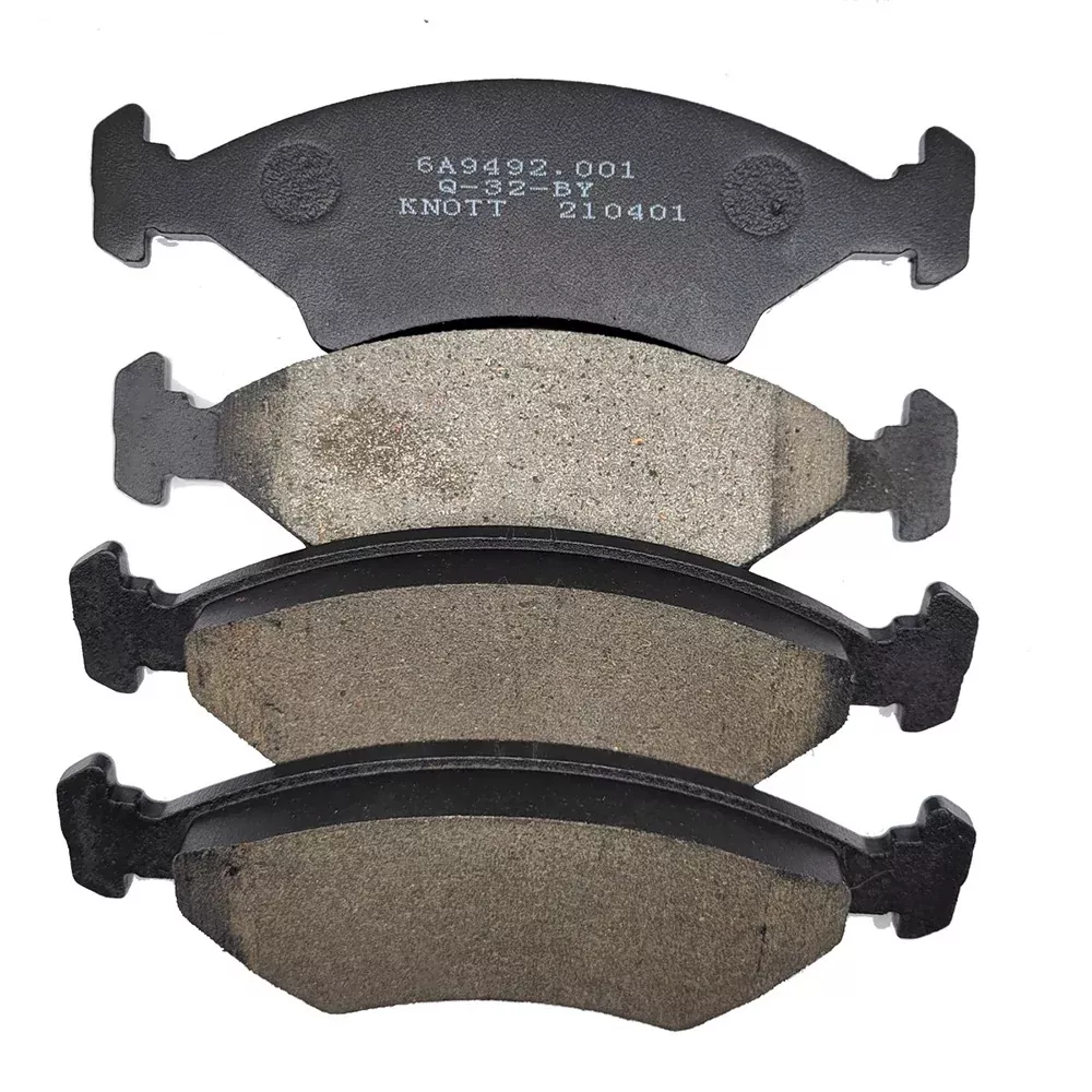 Load Rite by Knott Brake Pads 10 12" Disc Full Axle 2 Sets Inner Outer