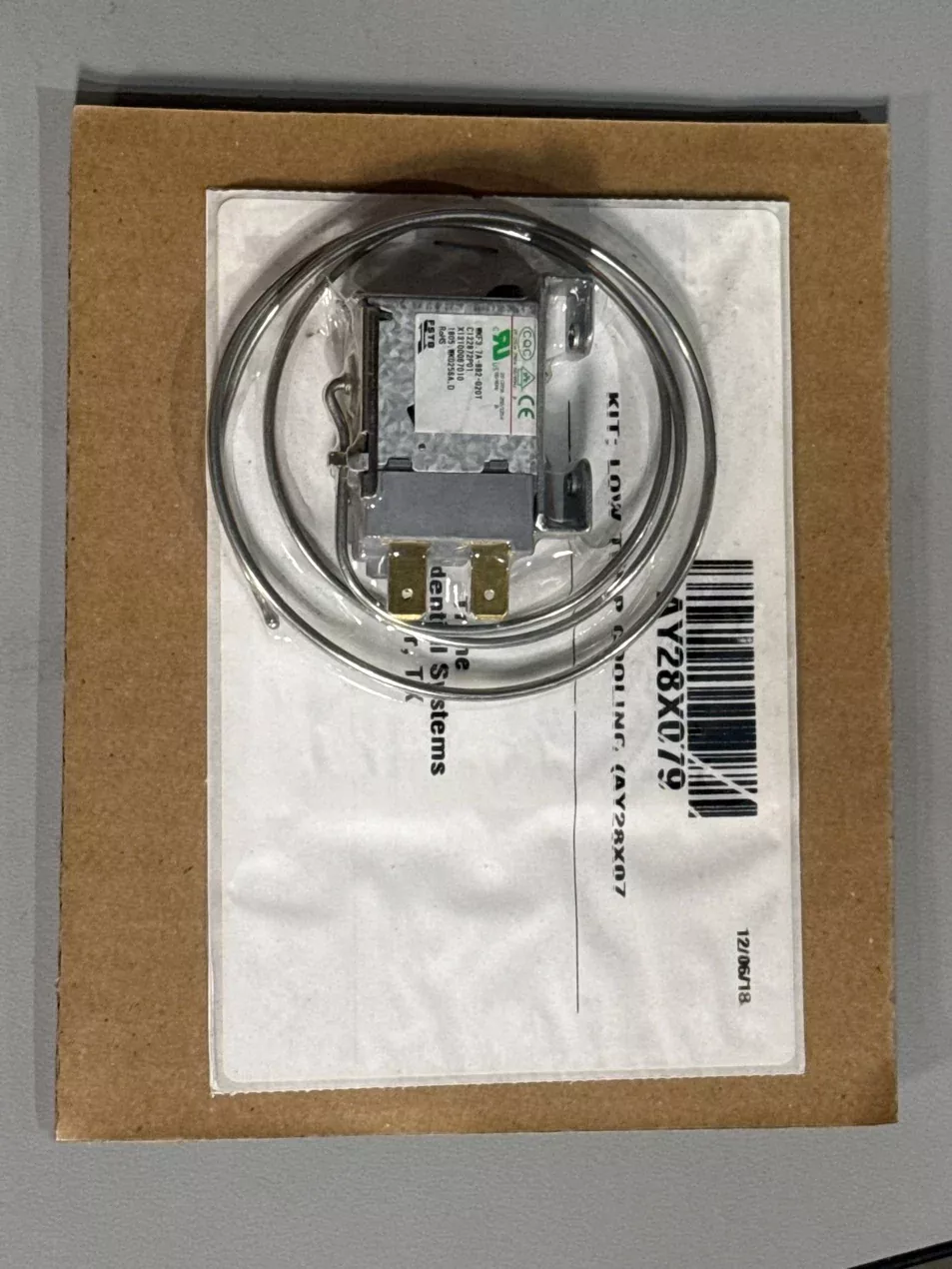 Low Ambient Cooling Control Kit