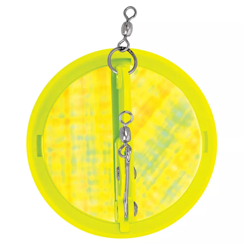 Luhr-Jensen 3-1/4" Dipsy Diver - Chartreuse/Silver Bottom Moon Jelly -