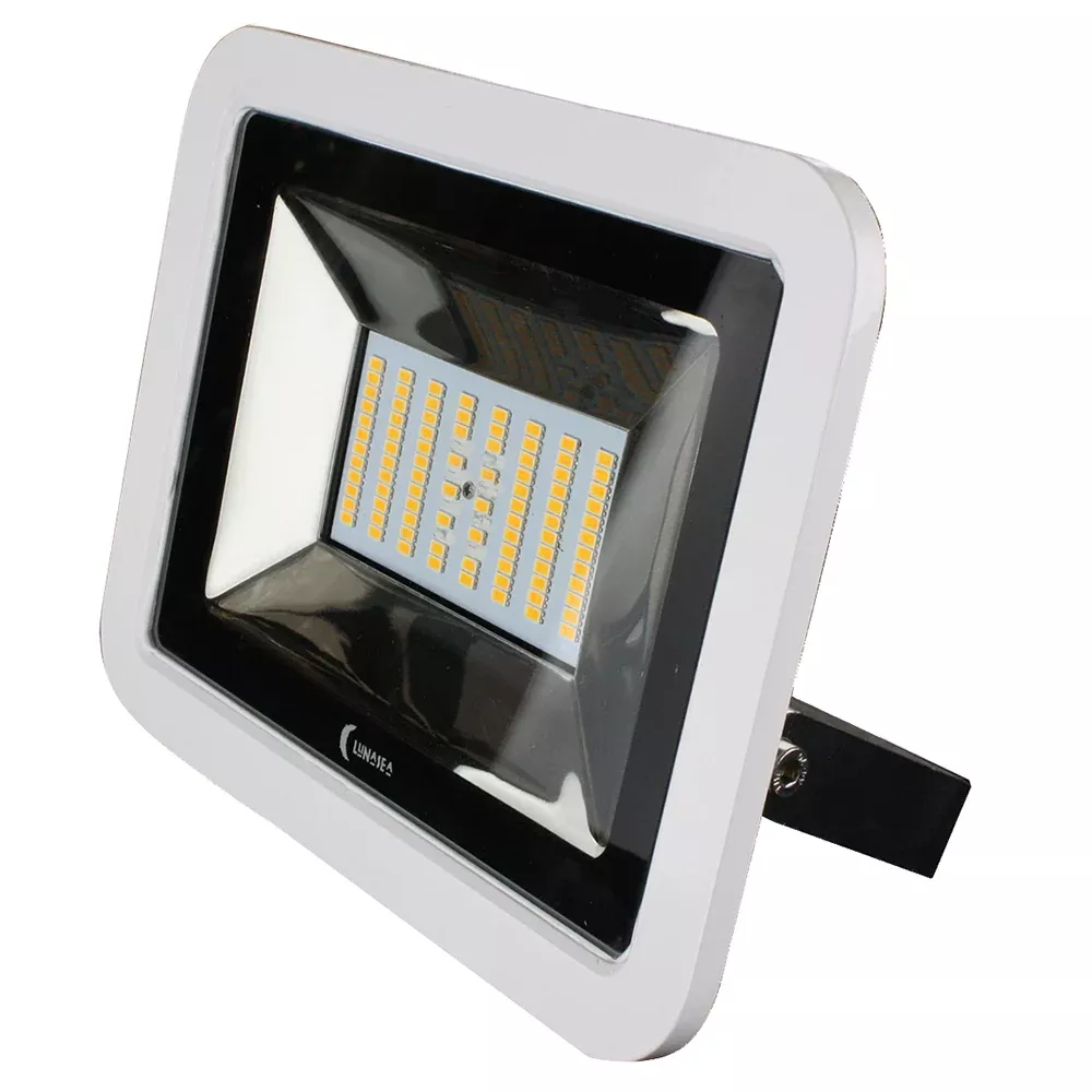Lunasea 35W Slimline LED Floodlight, 120/240VAC Only, Cool White, 4500