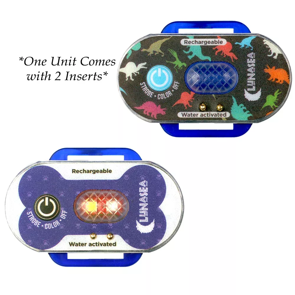Lunasea Child/Pet Safety Water Activated Strobe Light - Blue Case, Blu