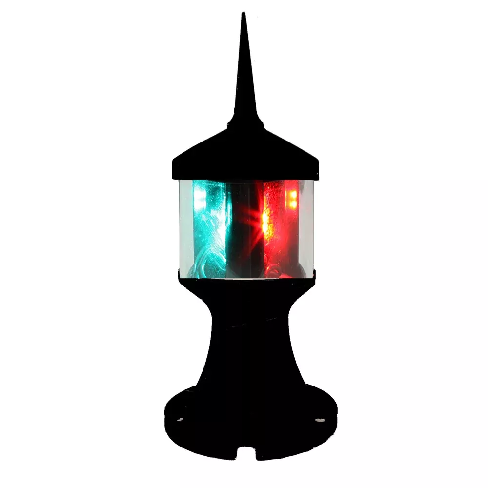 Lunasea Tri-Color/Anchor Zero Emission Light Fixture - 12V - Black [LL