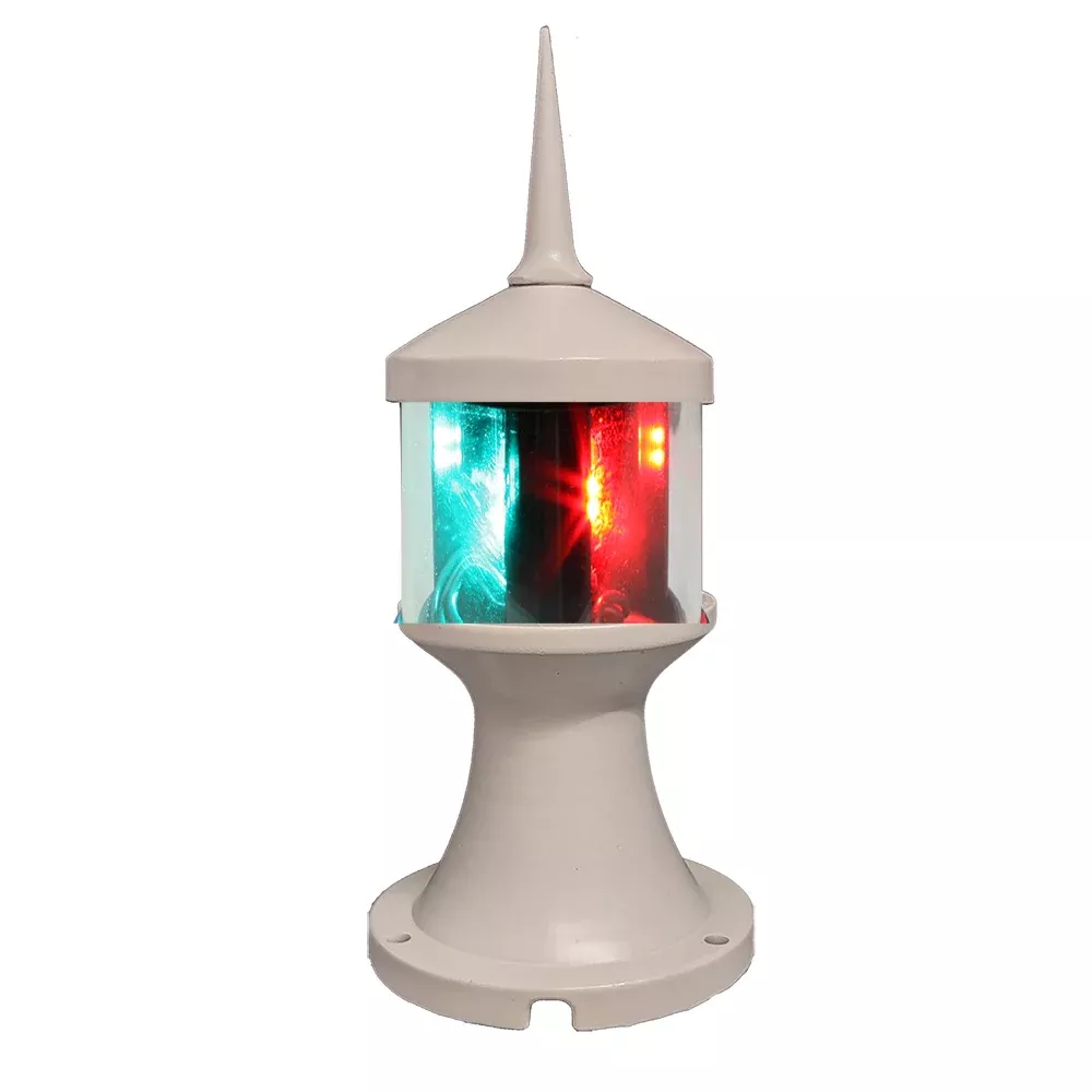Lunasea Tri-Color/Anchor Zero Emission Light Fixture - 12V - White [LL
