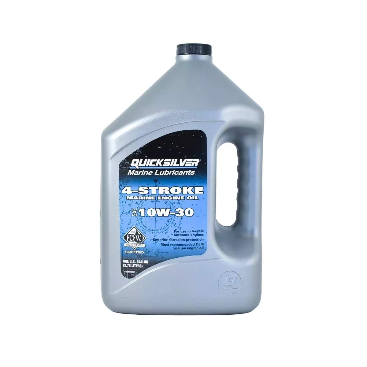 Mercury 92-8M0078617 10W-30 Marine Oil, 1 Gallon