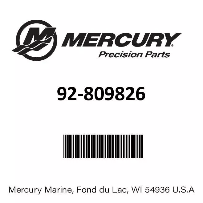 Mercury - Rtv silicone-blk - 92-809826