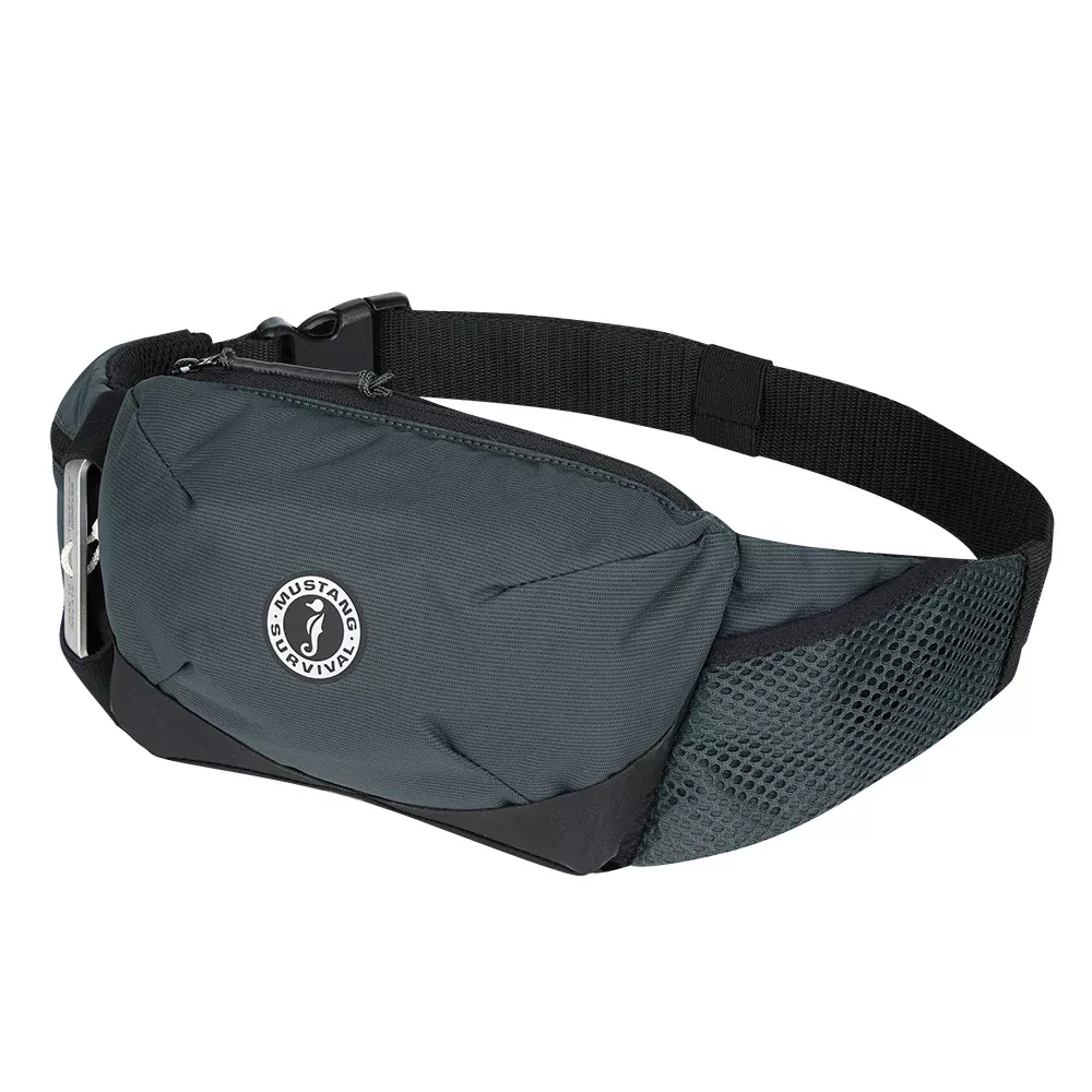 Mustang Essentialist Manual Inflatable Belt Pack - Admiral Grey [MD380