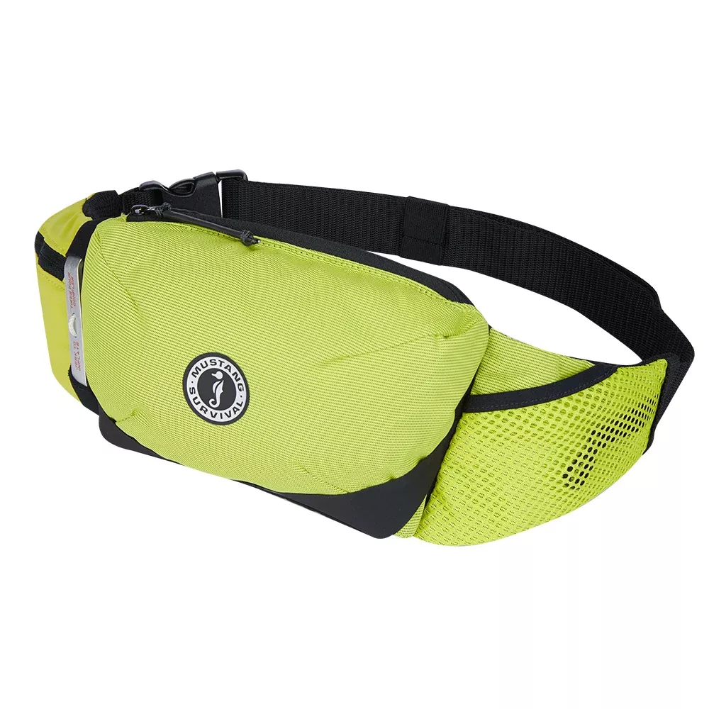 Mustang Essentialist Manual Inflatable Belt Pack - Mahi Yellow [MD3800