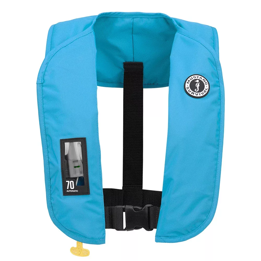 Mustang MIT 70 Automatic Inflatable PFD - Azure (Blue) [MD4042-268-0-2