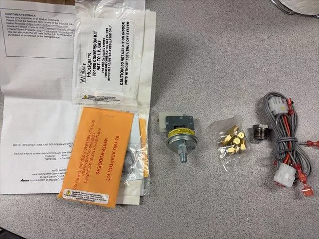 Natural To Propane Conversion Kit, 80%, Two Stage