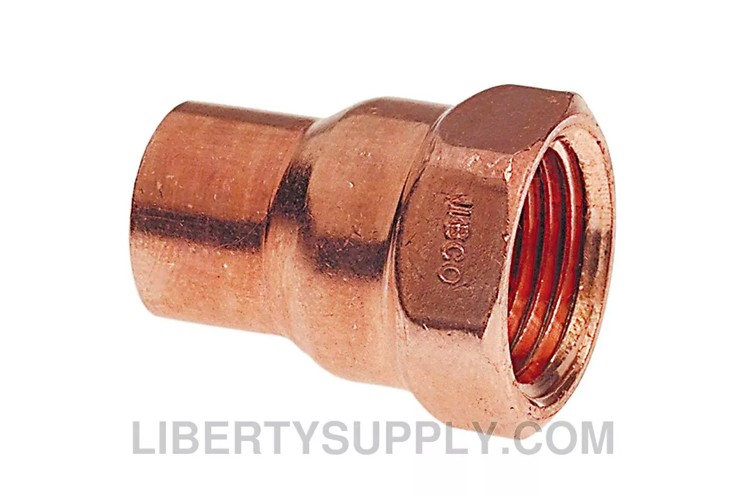 NIBCO 9024651, 1/2 in. x 3/8 in. Adapter C x F, Wrot 9603