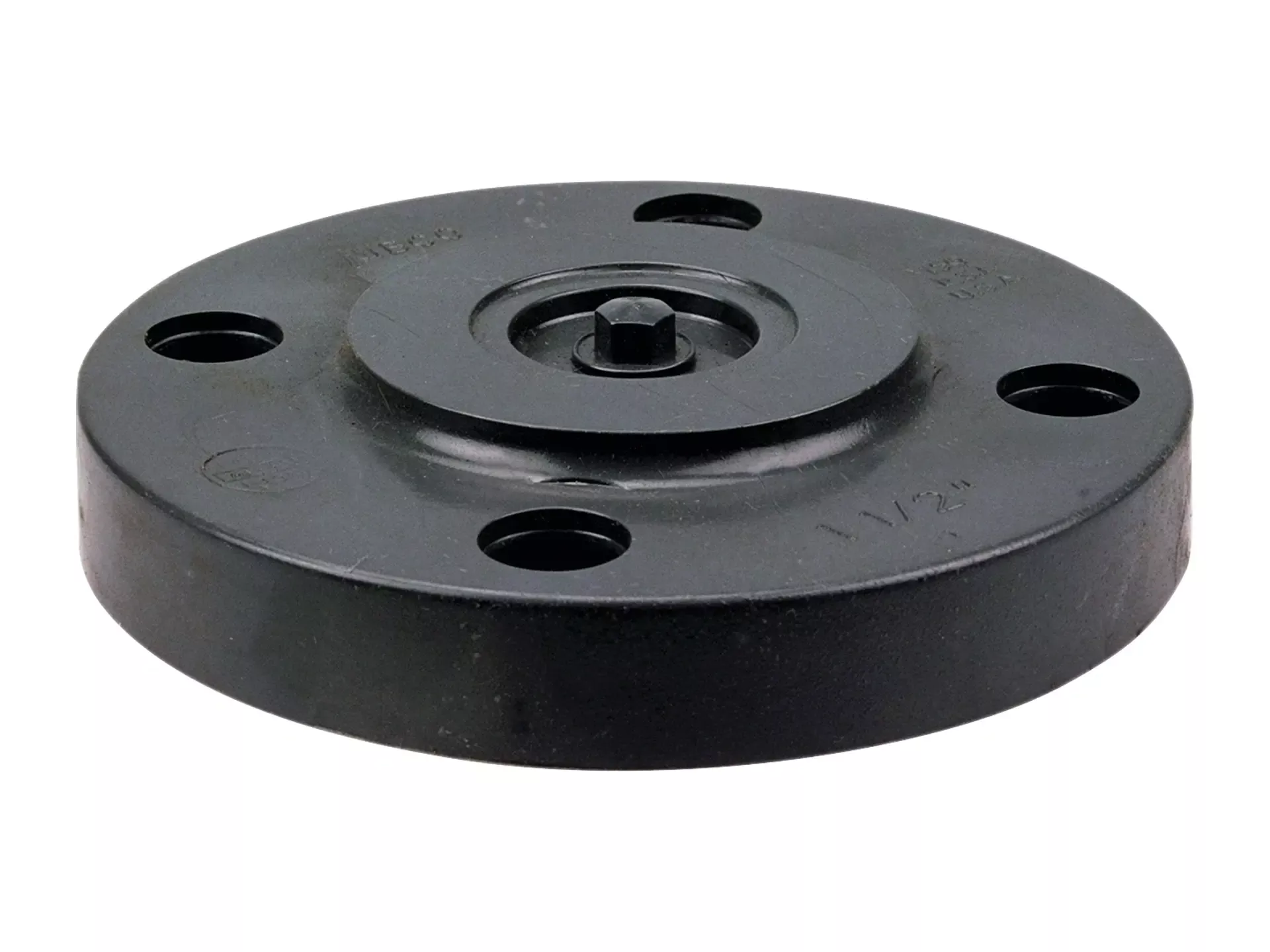 NIBCO CA16300, 1/2 in. x 1/2 in. Blind Flange PVC Schedule 80, One-Piece Solid Design 4519-H