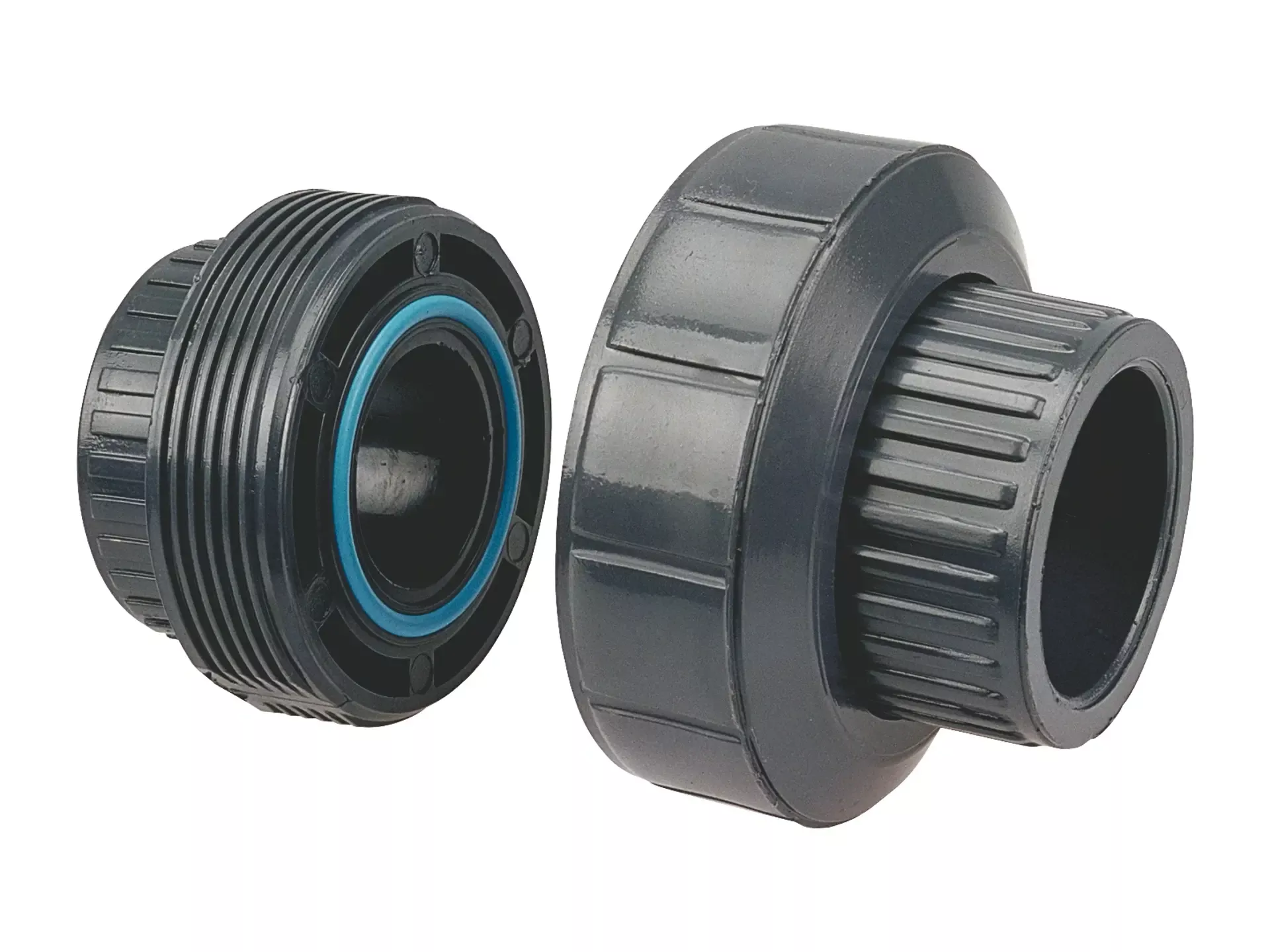 NIBCO CA19750, 1/4 in. x 1/4 in. FKM Socket Union S x S PVC Schedule 80 4533