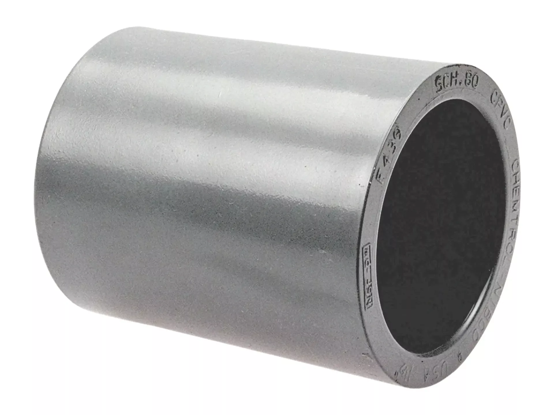 NIBCO CB00000, 1/4in. x 1/4in. Socket Coupling/Reducing Socket Coupling SxS Corzan CPVC Schedule 80