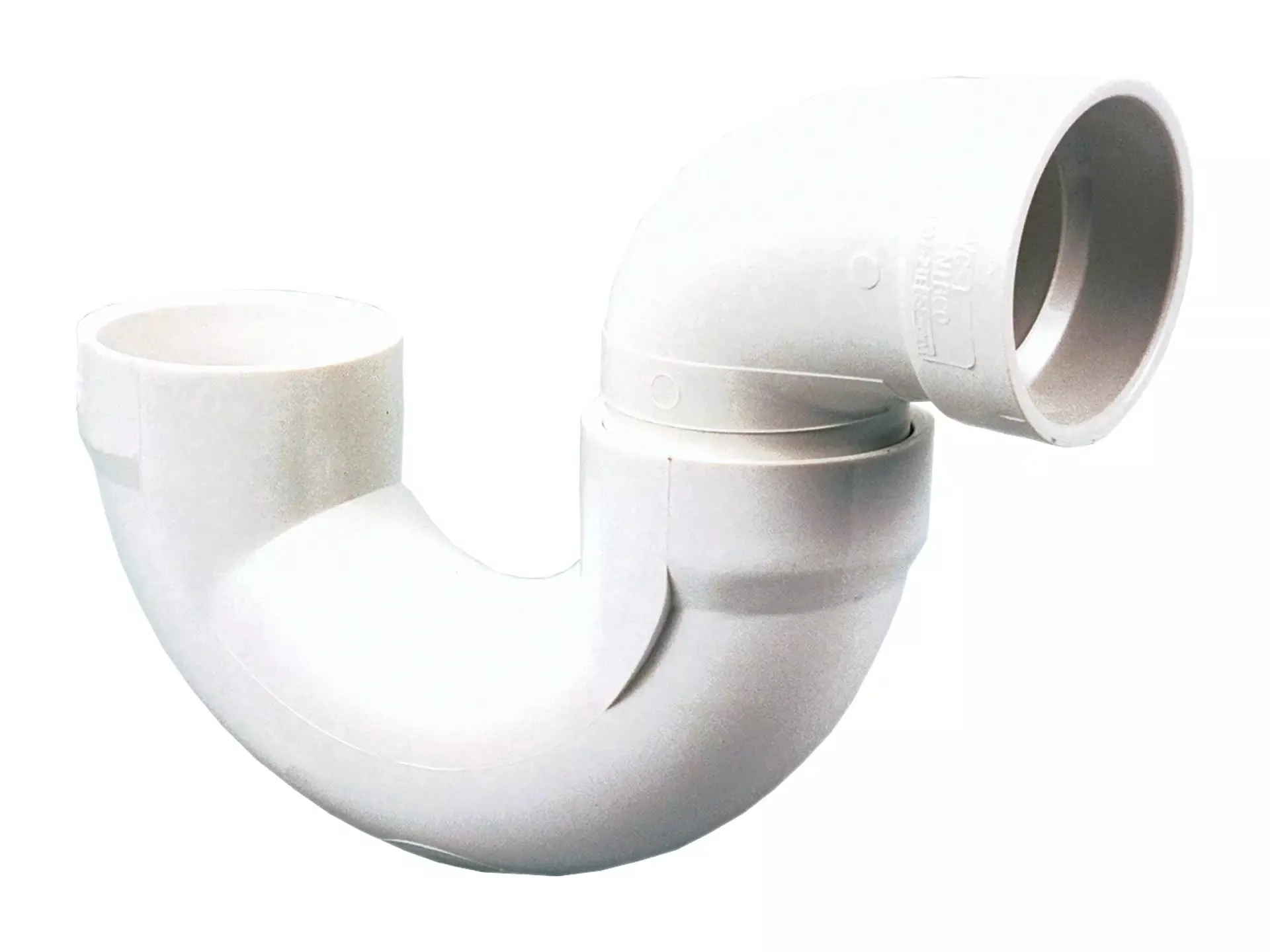 NIBCO K565400, 2 in. x 2 in. P-Trap Hub x Hub PVC DWV 4885