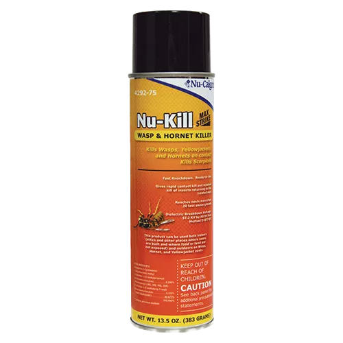 Nu-Calgon 4292-75 Nu-Kill Max Strike Wasp and Hornet Killer, 13.5 oz.