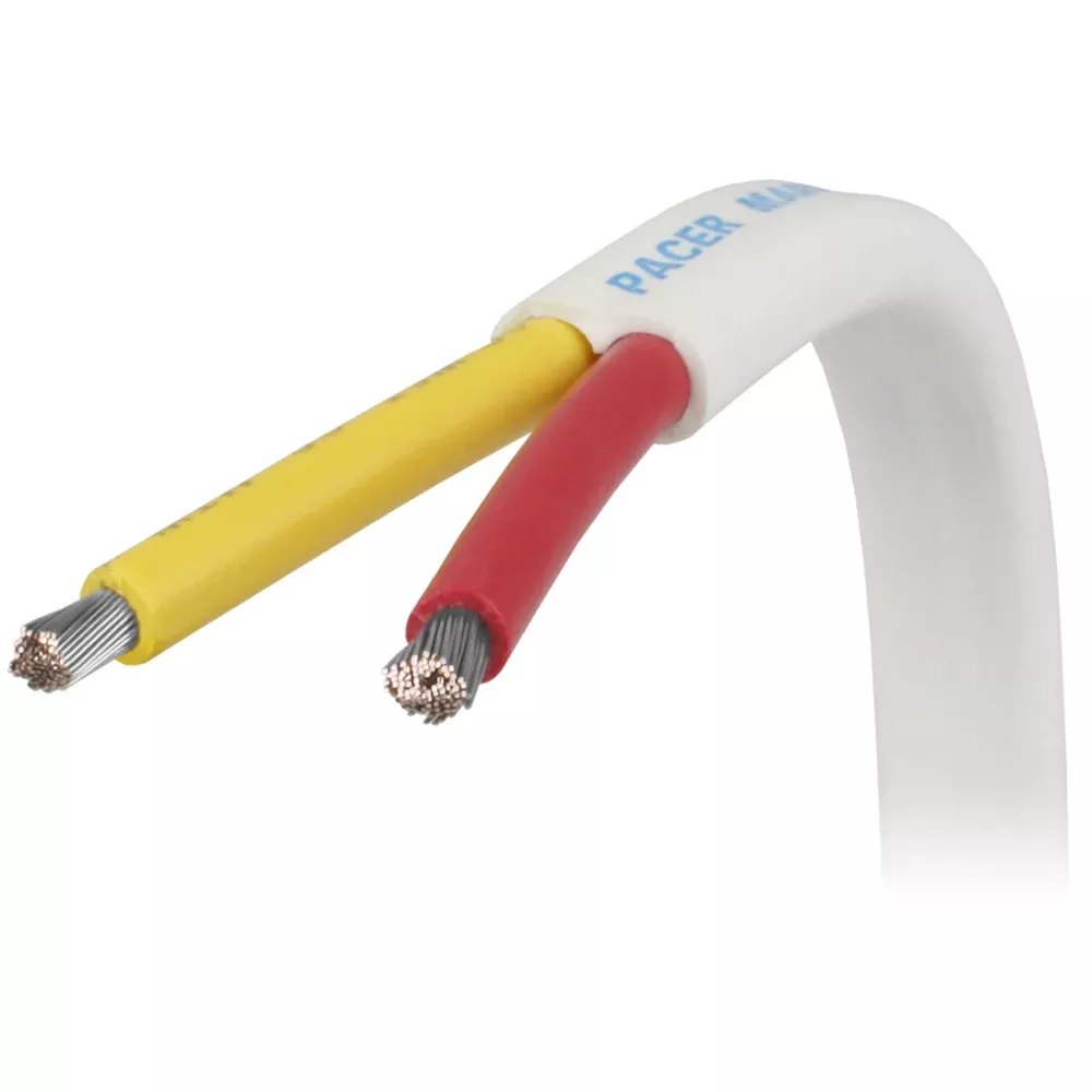 Pacer 6/2 AWG Safety Duplex Cable - Flat Cable - Red/Yellow - Sold By