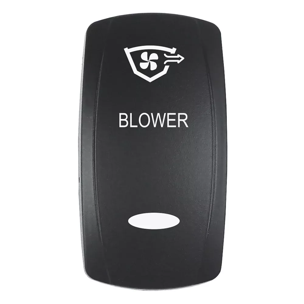 Pacer Actuator - 'BLOWER' f/V Series Contura Switches - Black - Laser