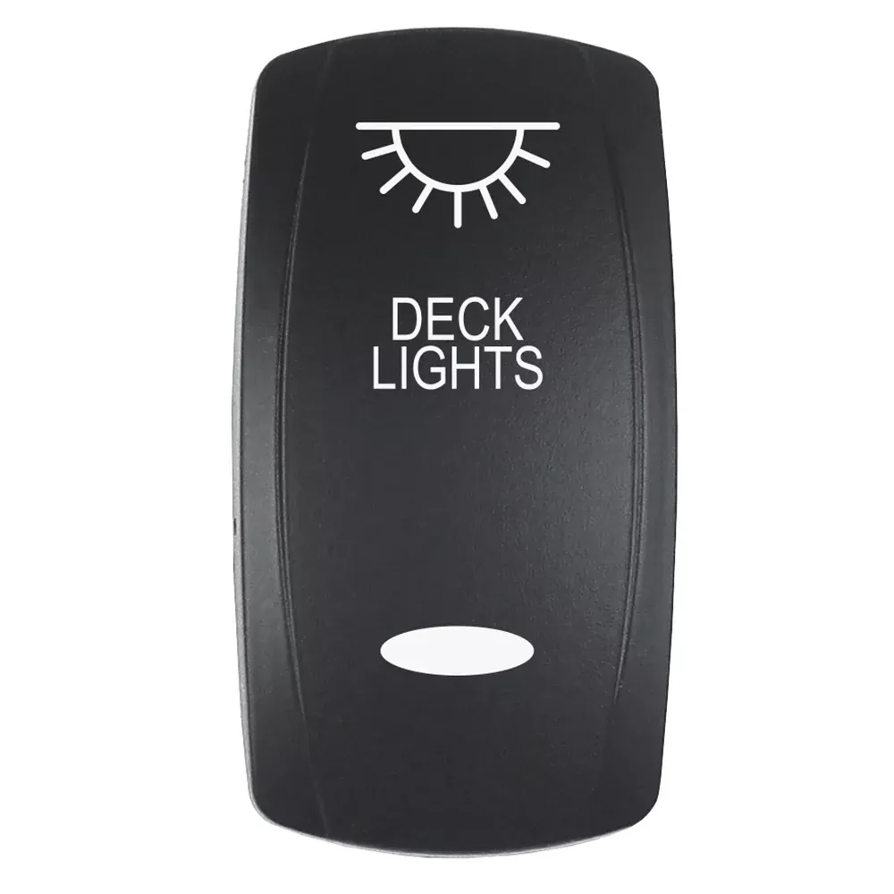 Pacer Actuator - 'DECK LIGHTS' f/V Series Contura Switches - Black - L