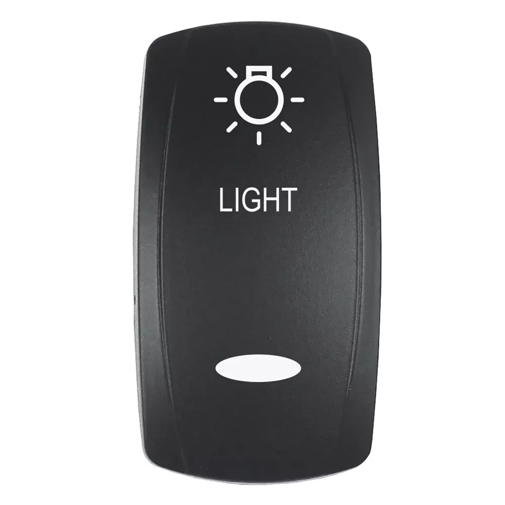 Pacer Actuator - 'LIGHT' f/V Series Contura Switches - Black - Laser E