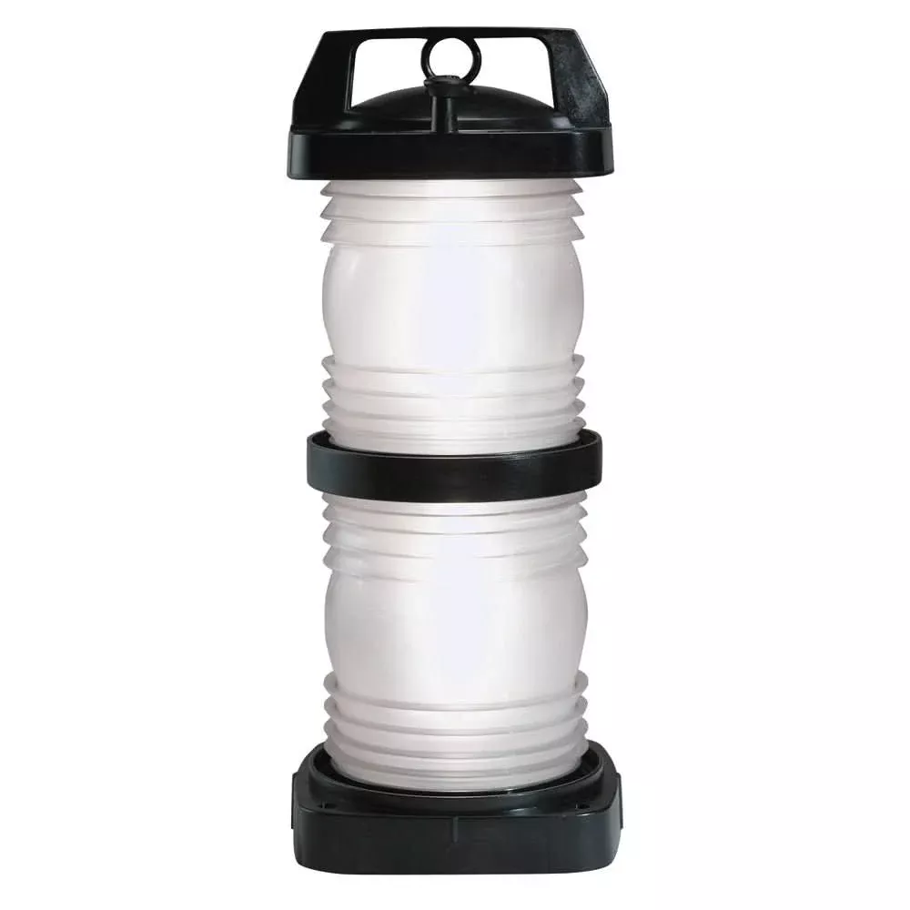 Perko Double Lens Navigation Light - Masthead Light - Black Plastic, W