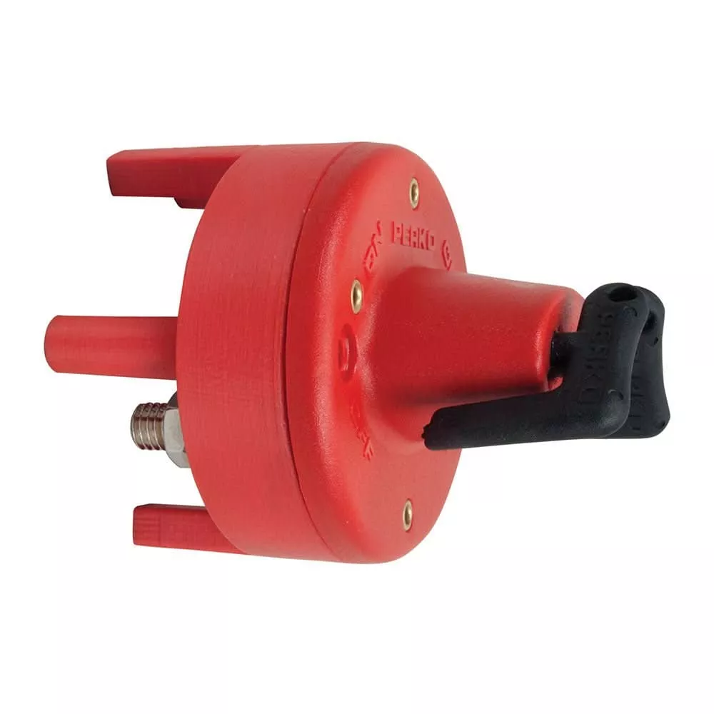 Perko Dual Battery Switch w/Mounting Ring & Legs - Bulkhead Mount - 85