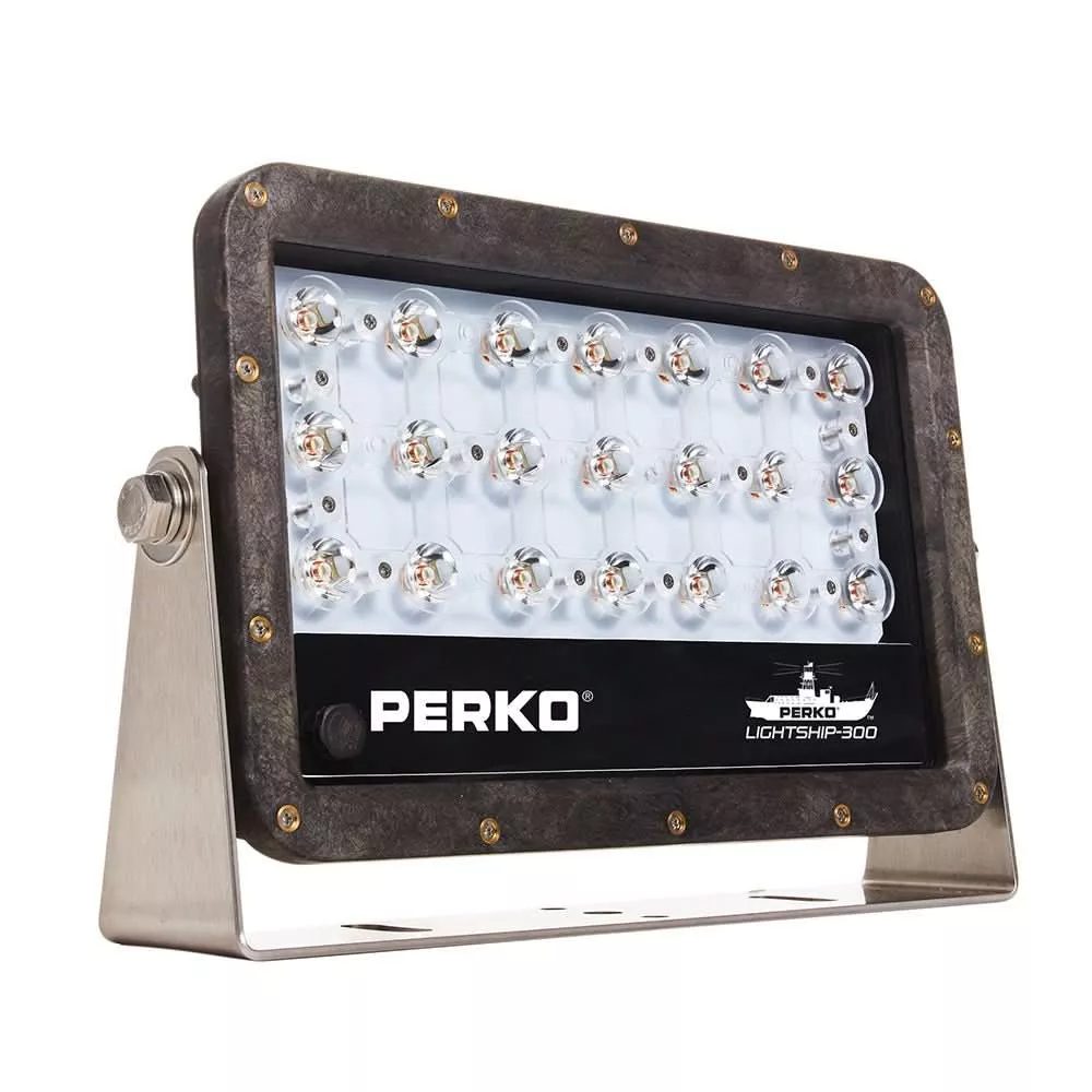 Perko Lightship 100 LED High Performance Floodlight - 12/24V - Black [