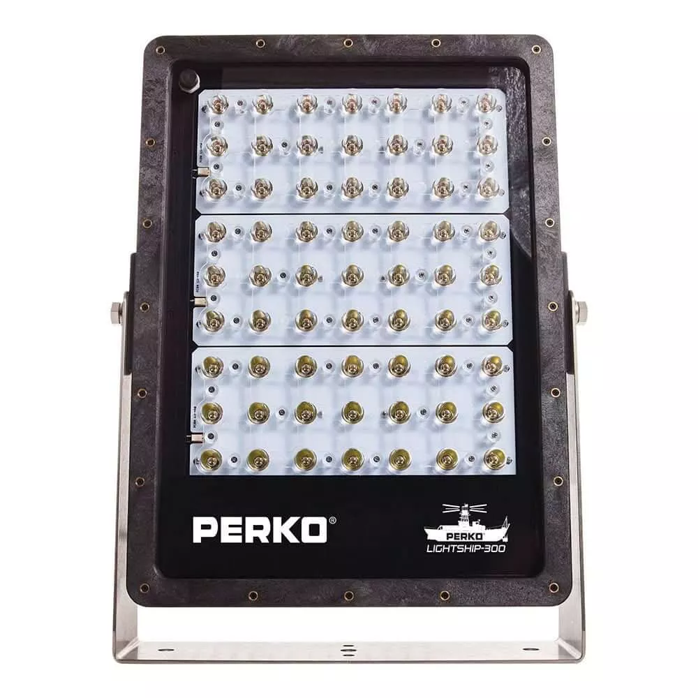 Perko Lightship 300 LED High Performance Floodlight - 12/24V - Black [