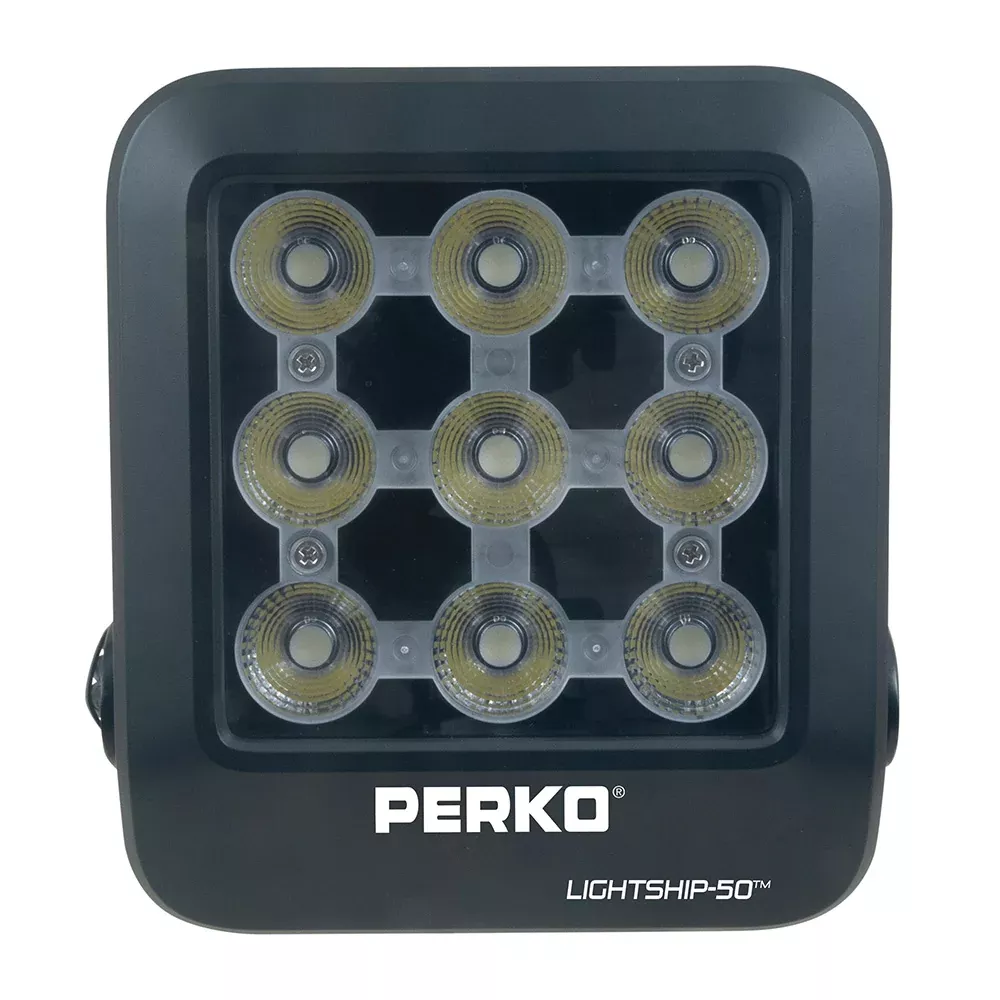 Perko Lightship 50 LED High Performance Spotlight - 12/24V - Black [16